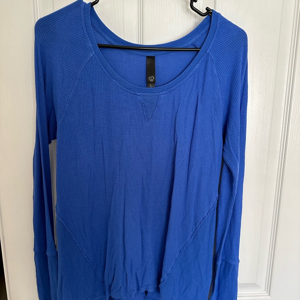 Blue Long Sleeve Sweater